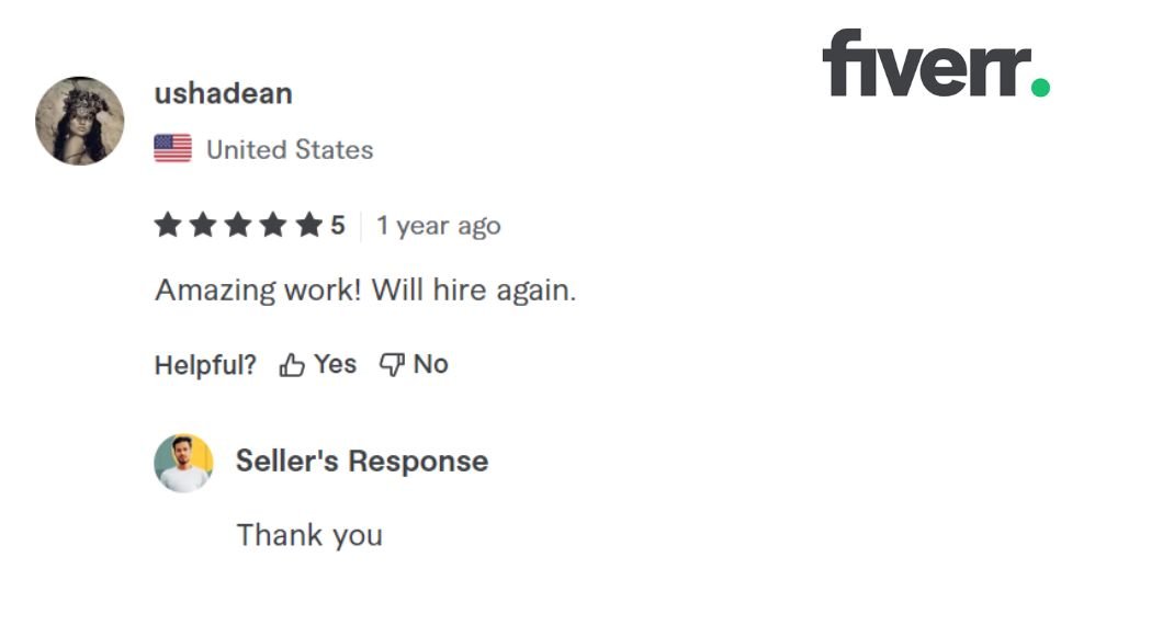 Etsy Fiverr and Upwork Feedbacks (15)