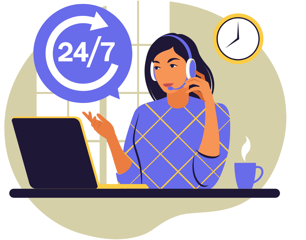24 7 customer support